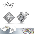 Destiny Jewellery Crystal From Swarovski Squarish Earrings